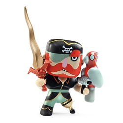 Djeco figura pirata Sam Parrot - Arty Toys figura de acción
