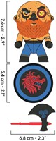 Djeco figura de juego Arty Toys So Hipster juguete pirata-2