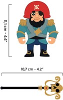 Djeco figura pirata juguete Arty Toys Ze Piratous - fantasía-2