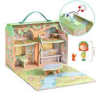 Djeco casa de muñecas de madera Maison des bois Sylvia & fox - FSC MIX-2