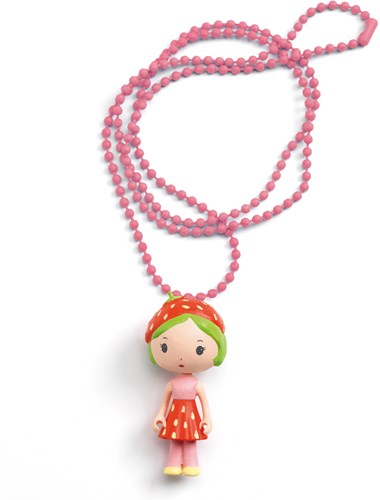 Djeco Tinyly collar Berry - joya infantil con colgante