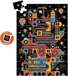 Djeco puzzle ciudad - juguete mágico cartón FSC