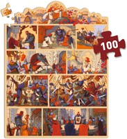 Djeco puzzle - rompecabezas infantil Le Roi Arthur aventura caballero-2