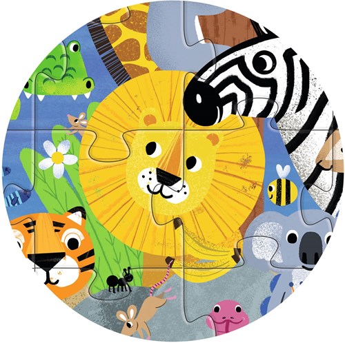 Djeco puzzle gigante Jungle - juguete educativo cartón FSC-3