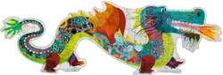 Djeco puzzle gigante dragón Leon - 58 piezas cartón FSC