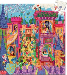 Djeco puzzle castillo de hadas - puzzle silueta 54 piezas cartón FSC