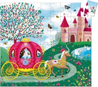 Djeco puzzle El carruaje de Elise - 54 piezas - cartón FSC