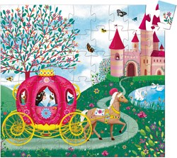 Djeco puzzle El carruaje de Elise - 54 piezas - cartón FSC