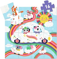 Djeco juguete puzzle Voiture nuage 16 piezas FSC MIX-2
