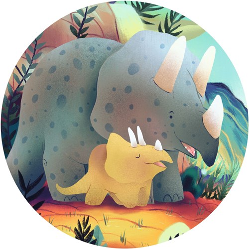 Djeco puzzle silueta Teo el dino - 24 piezas - cartón FSC-3