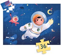 Djeco puzzle astronauta luna 36 piezas cartón FSC puzzle infantil-2