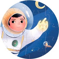 Djeco puzzle astronauta luna 36 piezas cartón FSC puzzle infantil-3
