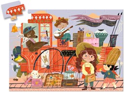 Djeco puzzle puzzle infantil Le voyage de Mia 36 piezas