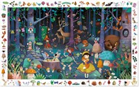Djeco puzzle bosque encantado - puzzle de observación 100 piezas FSC MIX