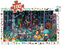 Djeco puzzle bosque encantado - puzzle de observación 100 piezas FSC MIX-2