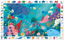 Djeco puzzle de observación Aquatic - 54 piezas - cartón FSC
