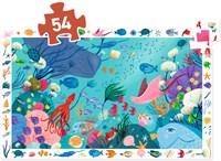 Djeco puzzle de observación Aquatic - 54 piezas - cartón FSC-2