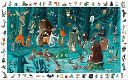 Djeco puzzle de observación orquesta - 35 piezas cartón FSC animales música