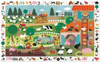 Djeco puzzle de observación granja - 35 piezas cartón FSC