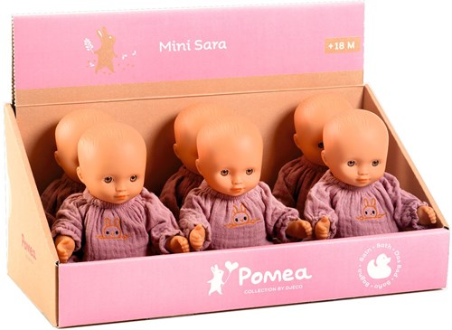 Muñecas Djeco Mini POMEA Mini Sara - Expositor 6 piezas juguete muñeca-2
