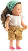 Djeco muñeca Joséphine - muñeca realista de pie con ojos dormilones y ropa lavable