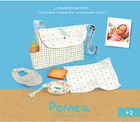 Djeco accesorios Mealtime set - accesorios de madera FSC para muñecas-3