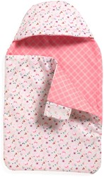Djeco accesorios saco de bebé flores - saco de dormir muñeca algodón