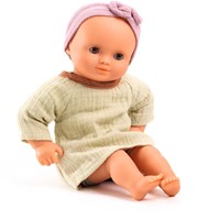 Djeco muñecas muñeca bebé 32 cm Pistache - muñeca suave