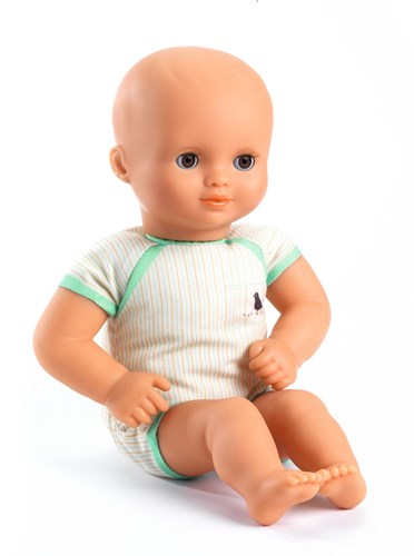 Djeco muñecas muñeca bebé 32 cm Pistache - muñeca suave-2