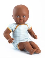 Djeco muñecas 32 cm muñeca bebé Mimosa - muñeca suave con ojos dormilones-2