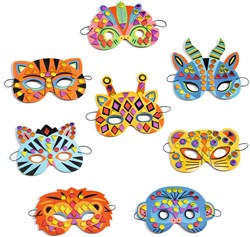 Djeco mosaicos Jungle Animals set creativo - pegatinas FSC MIX