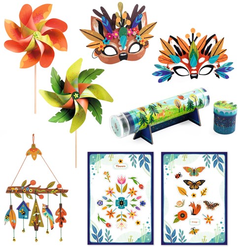 Djeco caja multi-actividad Nature - set creativo FSC MIX