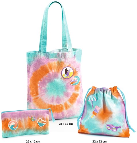 Djeco set creativo de accesorios tie-dye Sunshine Camp para niños