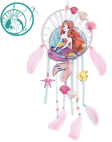 Djeco kit creativo atrapasueños Gentle mermaid - sirena creativa