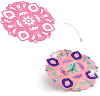 Djeco DO IT YOURSELF - MOSAÏQUES & STICKERS Flower Power - FSC MIX-2
