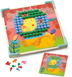 Djeco juguete educativo Mosaïco animo juego de mosaico FSC MIX