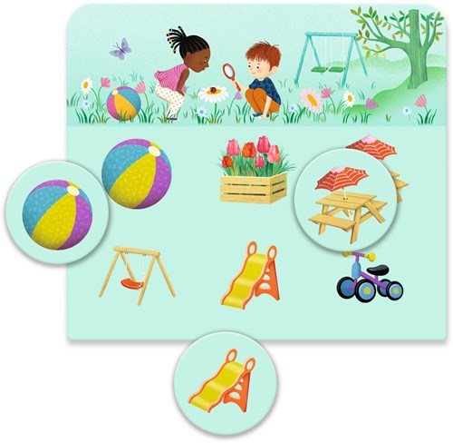 Djeco juego educativo La casa - Juego de loto para niños