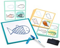 Djeco set de dibujo Step by Step Lama & Co - juguete creativo FSC MIX