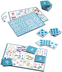 Djeco juego educativo bingo de números - juguete de aprendizaje FSC MIX