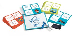 Djeco set de dibujo Step by Step Arthur and Co - juguete educativo FSC
