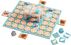 Djeco juego de mesa Chop Chop - juego familiar táctico gato ratón