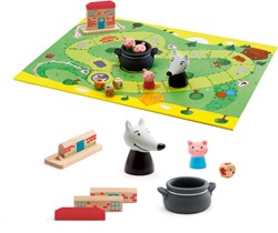 Djeco juego infantil Woolfy - juego de mesa para niños 5+ FSC MIX