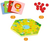 Djeco juego Memo Meuh - juego de memoria con sonidos de animales FSC MIX-2