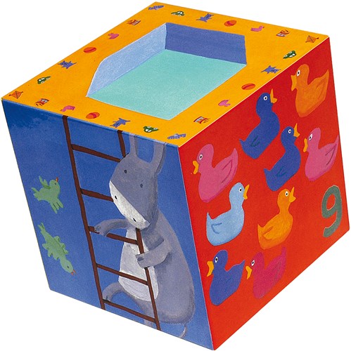 Djeco bloques de madera bloques apilables Funny blocks cartón FSC-3
