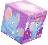 Djeco bloques de madera Rainbow blocks - cubos apilables coloridos FSC-3