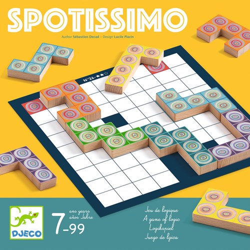 Djeco juego de estrategia Spotissimo - juego de lógica para niños 7+-3