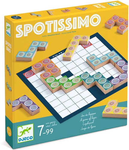 Djeco juego de estrategia Spotissimo - juego de lógica para niños 7+-2