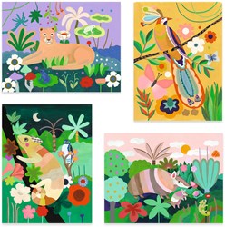 Djeco pintura Bosque tropical - Juguete creativo FSC MIX