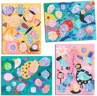 Djeco colores Birdie & Co - FSC MIX set de colorear para niños pequeños