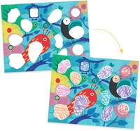 Djeco colores Birdie & Co - FSC MIX set de colorear para niños pequeños-2
